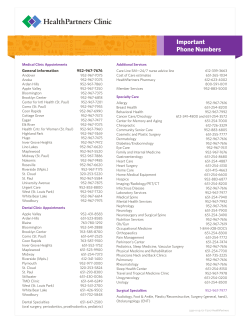 Important Phone Numbers