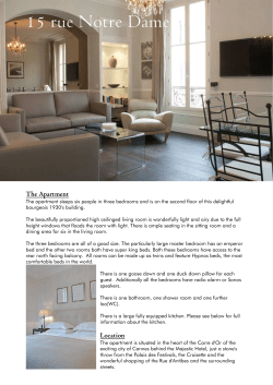 Brochure - 15 rue Notre Dame, Cannes