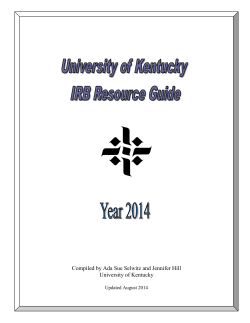IRB Resource Guide - UK Research