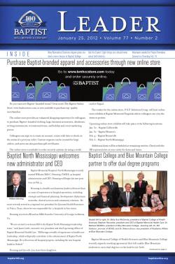 - Baptist Memorial Health Care