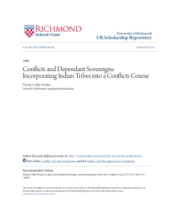 Conflicts and Dependant Sovereigns