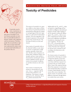 Toxity of Pesticides.indd