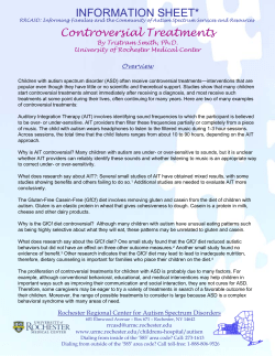 Controversial Treatment - URMC