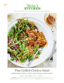 Thai Grilled Chicken Salad