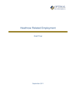 Heathrow related employment report