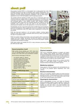 About PVDF - IPS Flow Systems