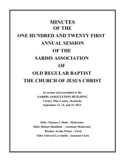 Sardis 2013 Booklet - Pike County Public Library District