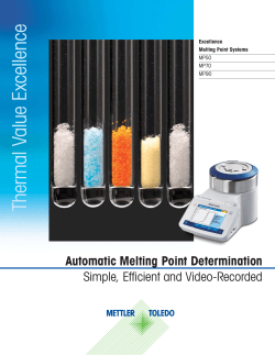 Melting Point Determination