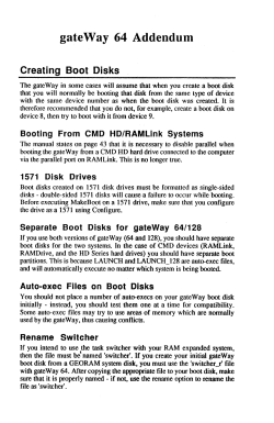 gateWay 64 Addendum - computerarchive.org