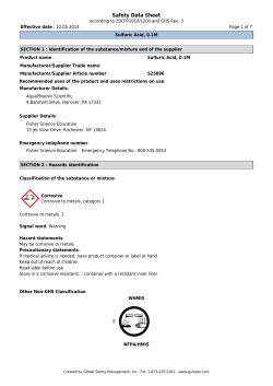 Safety Data Sheet - Fisher Scientific