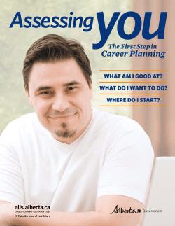 Assessing You: The First Step in Career Planning