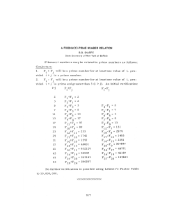 Fibonacci numbers maybe related to prime numbers as follows