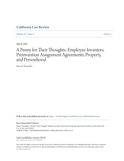 A Penny for Their Thoughts: Employee