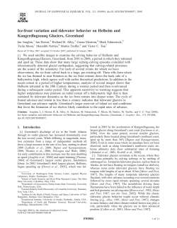 Ice-front variation and tidewater behavior on Helheim