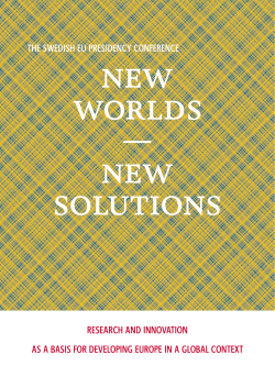 New Worlds &mdash; New Solutions