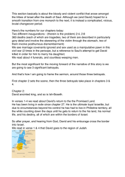 Notes - Calvary Cork