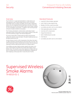 Data Sheet FX85001-0601 -- TX Series Supervised