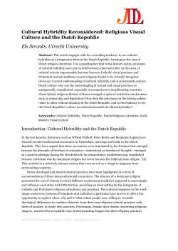 Cultural Hybridity Reconsidered: Religious Visual Culture and the