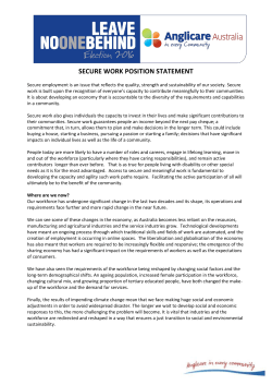 Secure Work Position Statement
