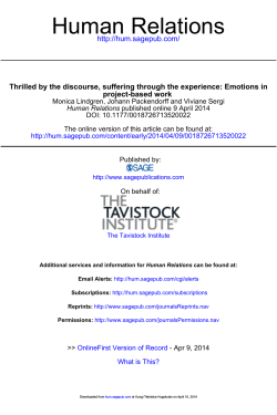 Human Relations - lindgren