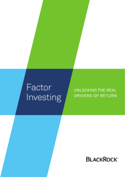 Factor Investing