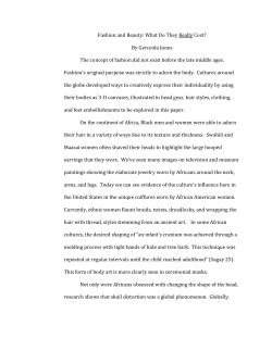 Fashion and Beauty: What Do They Really Cost? By Gerceida