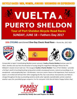 Event Flyer - USA Cycling