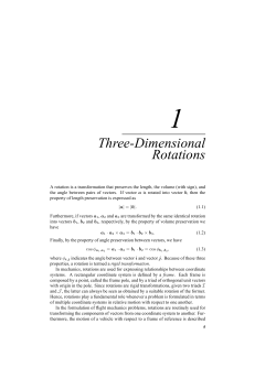 Three-Dimensional Rotations