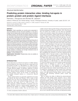 Predicting protein interaction sites: binding hot