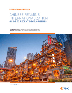 chinese renminbi internationalization
