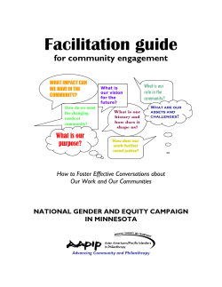 Facilitation guide - Racial Equity Tools