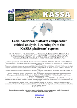 Latin American platform comparative critical analysis