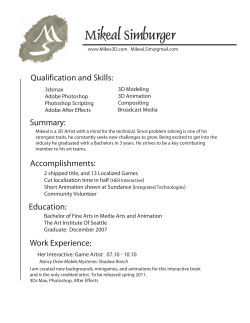 Resume - Mikes3D