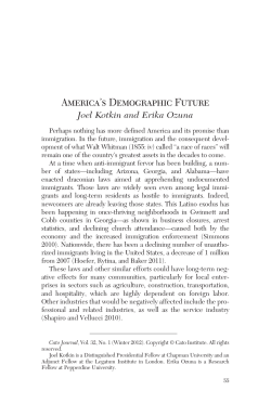 America`s Demographic Future