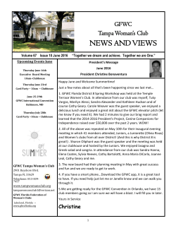 June - Tampa Womans Club