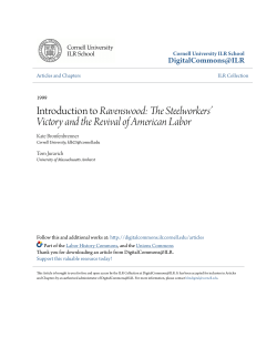 The Steelworkers` Victory and the Revival of American Labor