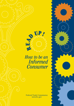 Read Up! How to be an Informed Consumer