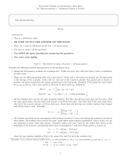 Toulouse School of Economics, 2014