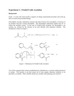 Experiment 1: Friedel