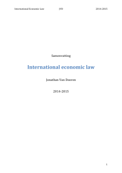 International economic law