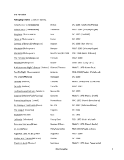 Dept web Forsythe Act-Dir - University of Iowa Theatre