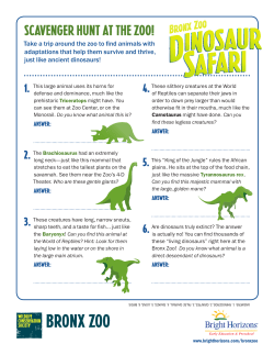 Scavenger Hunt at the Zoo!