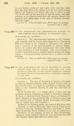 Acts and resolves passed by the General Court