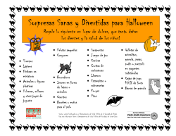 Sorpresas Sanas y Divertidas para Halloween
