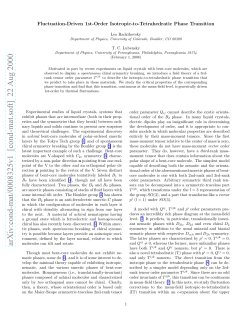 Fluctuation-Driven 1st-Order Isotropic-to