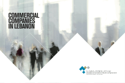 COMMERCIAL COMPANIES IN LEBANON