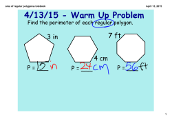 area of regular polygons.notebook