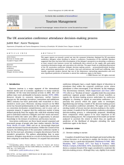 The UK association conference attendance decision