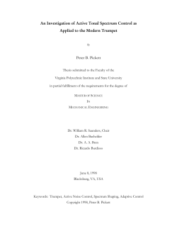 An Investigation of Active Tonal Spectrum Control as