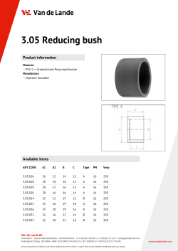 3.05 Reducing bush